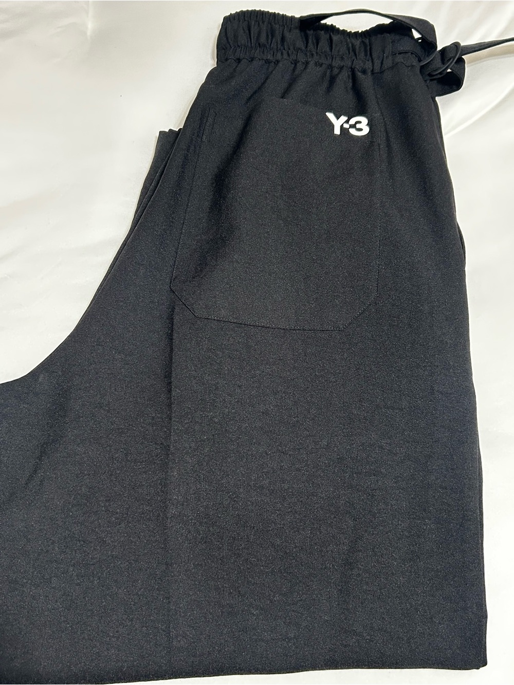 Y-3 Yohji Yamamoto Chapter 1 Cropped Pants Black NWT - HG6121 - Size Medium